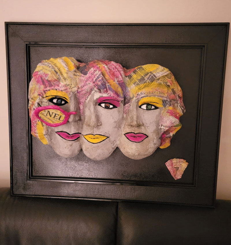 Kunstwerk von Barbara Großmann mit dem Titel PopEyes