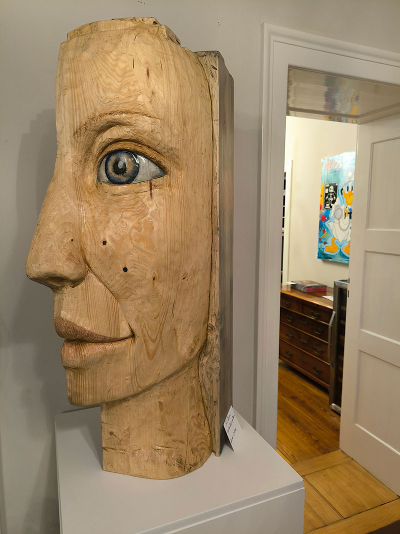 Holzskulptur von Fred Hauns